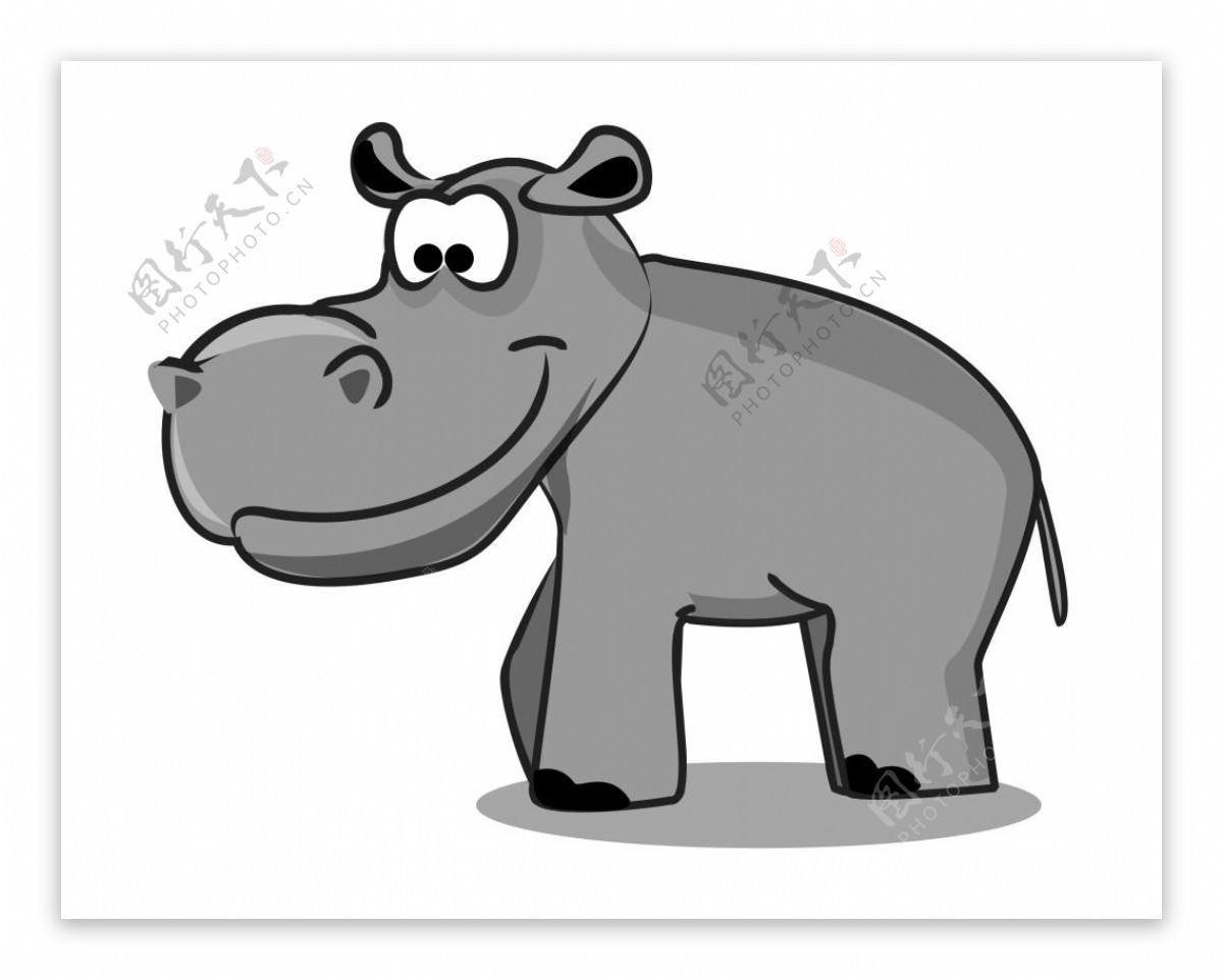 可爱的水牛在平面卡通风格插画图片素材_ID:425865070-Veer图库