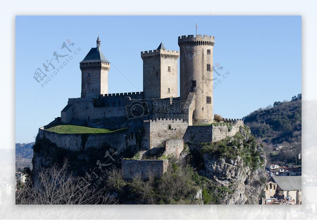 中世纪的弗瓦城堡