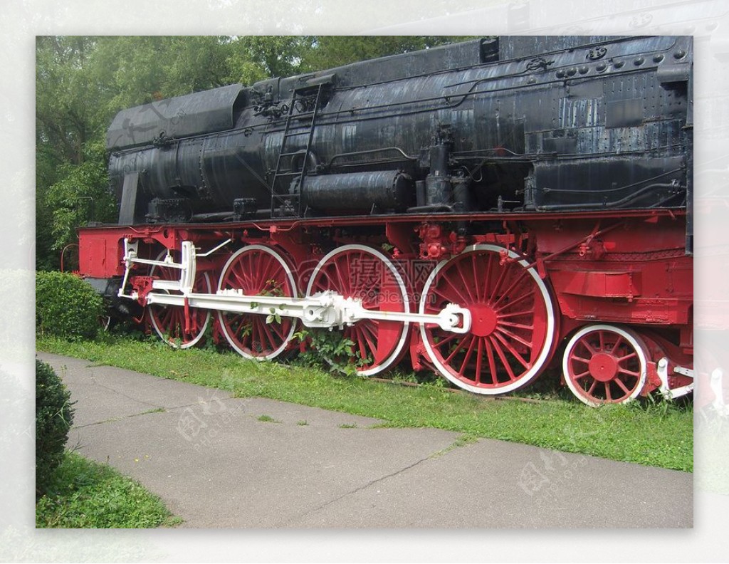蒸汽引擎的火车