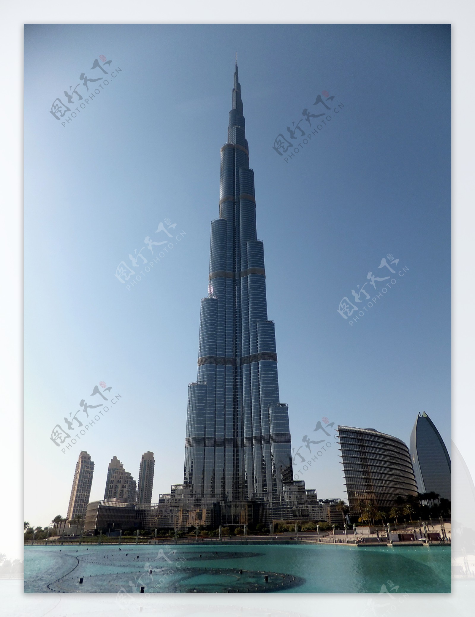 世界第一高楼迪拜塔图片
