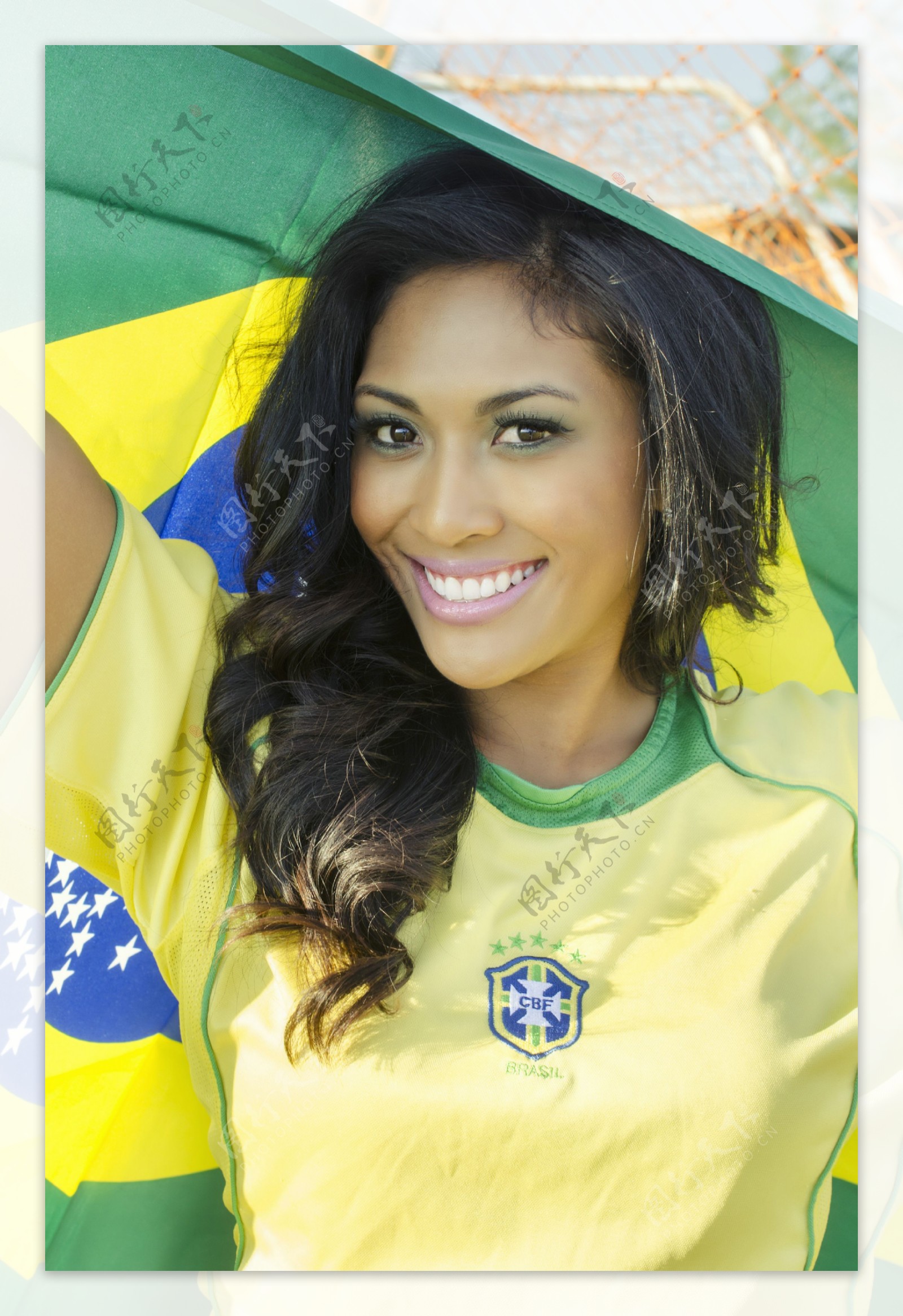 巴西美女球迷图片