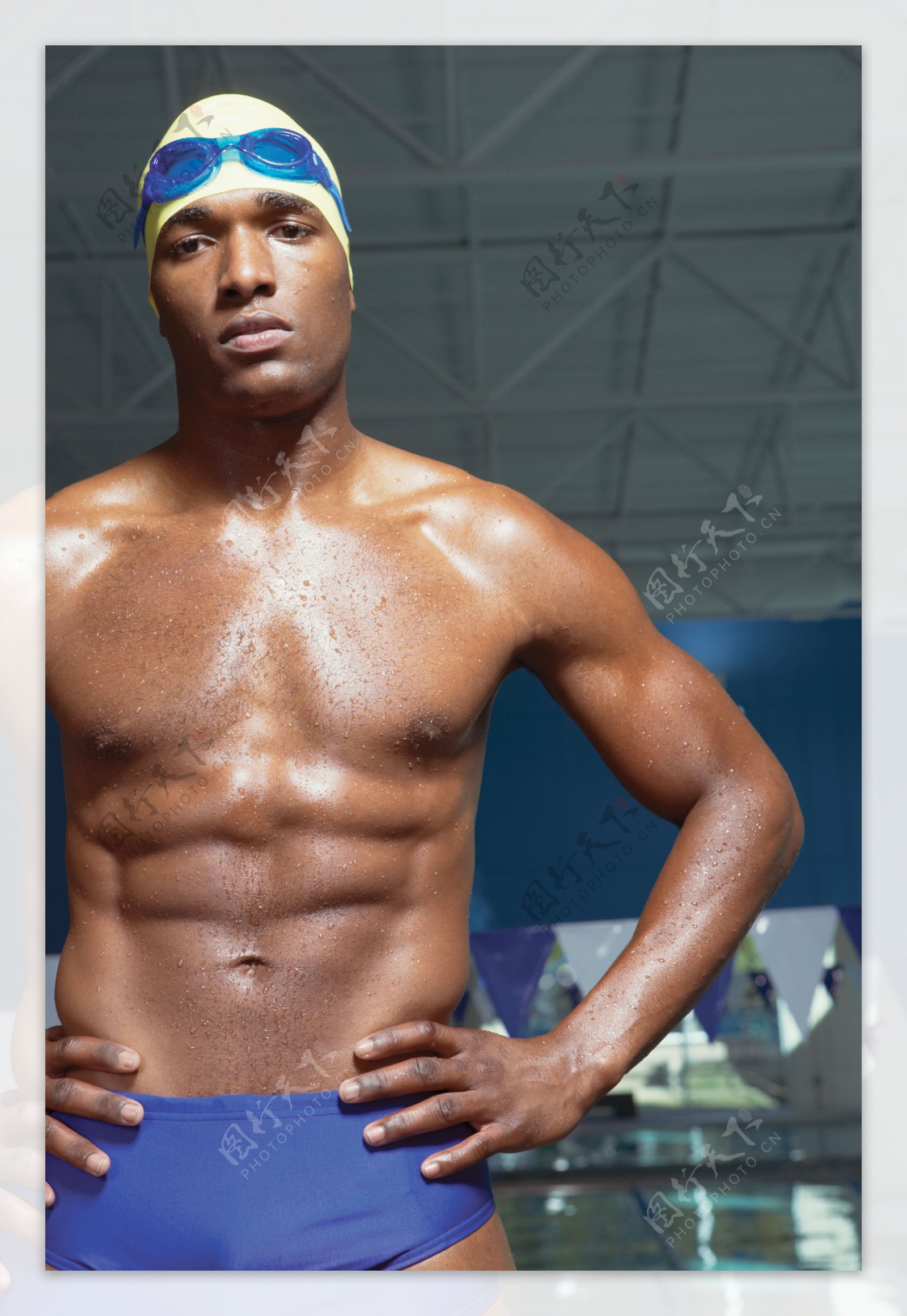 黑人男性运动员图片