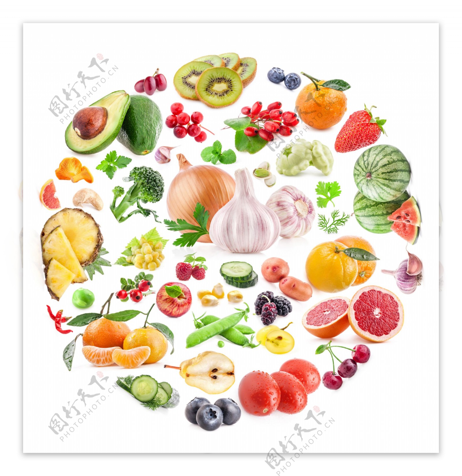 水果蔬菜汇集图片