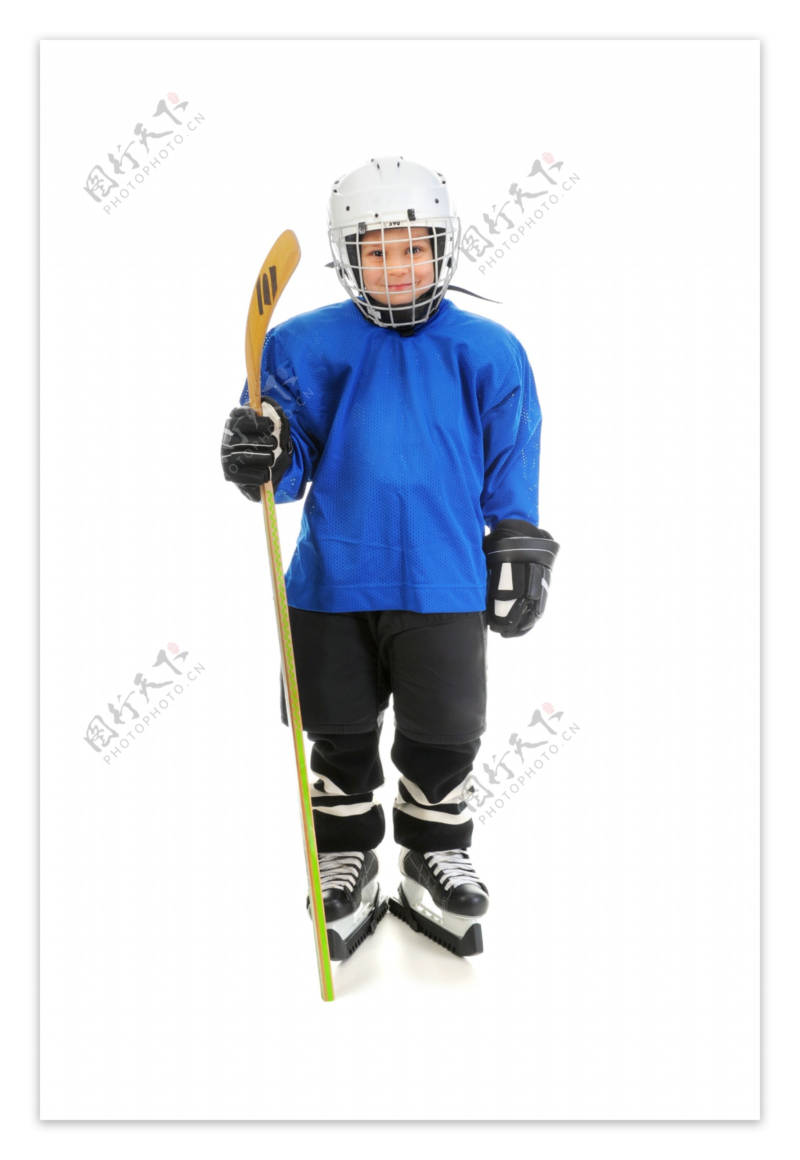 儿童冰球运动员图片