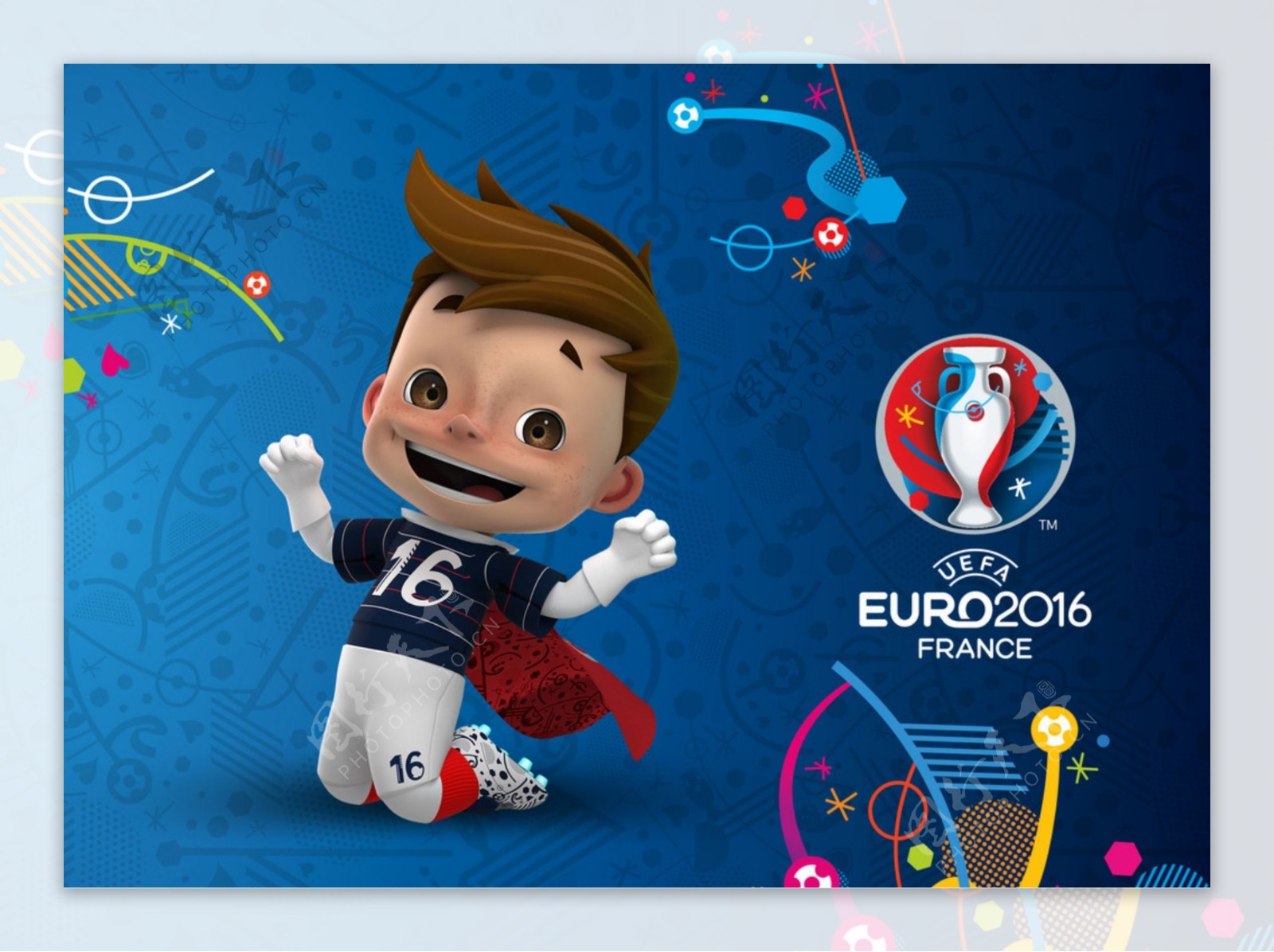 2016欧洲杯官方海报图片