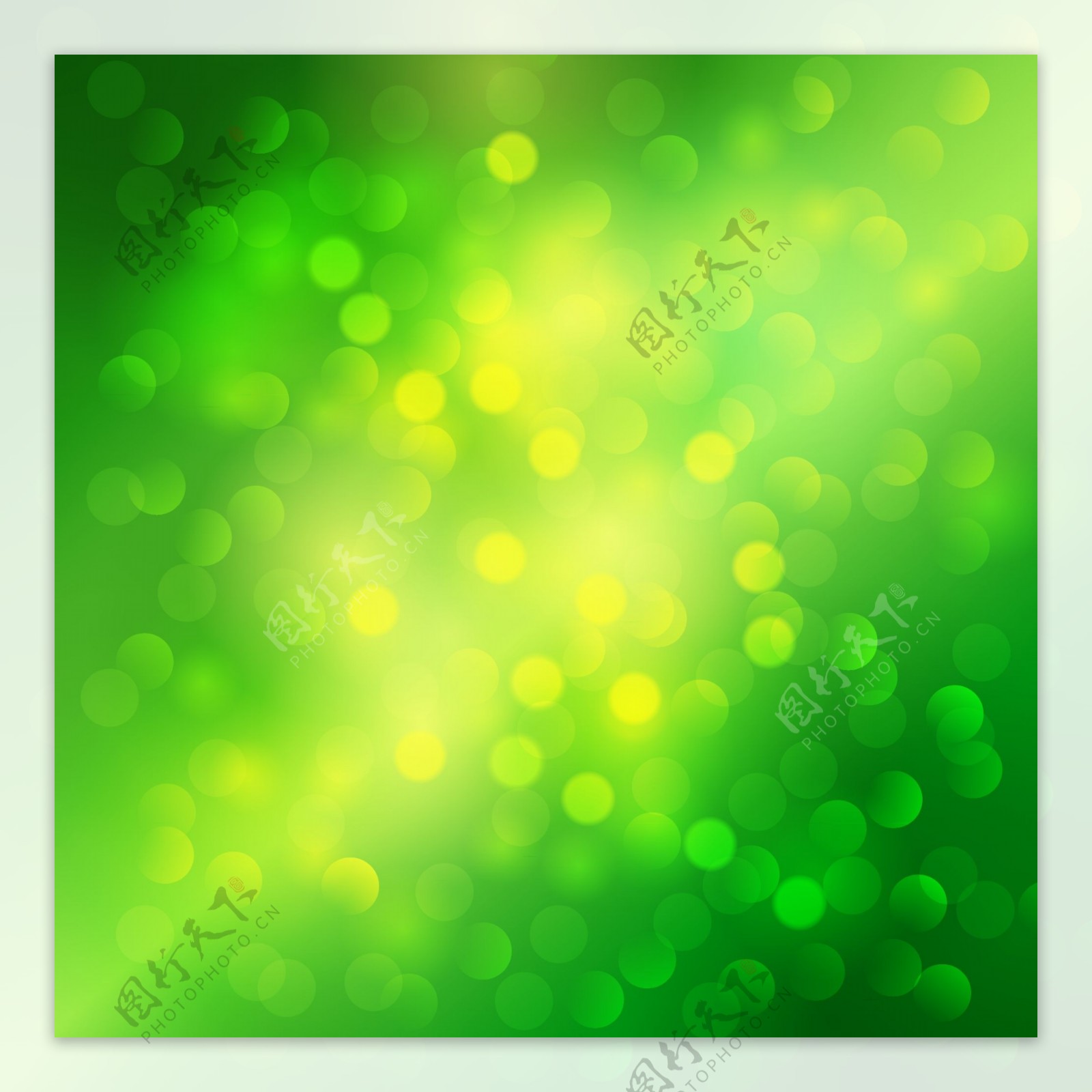 绿色光斑矢量图素材