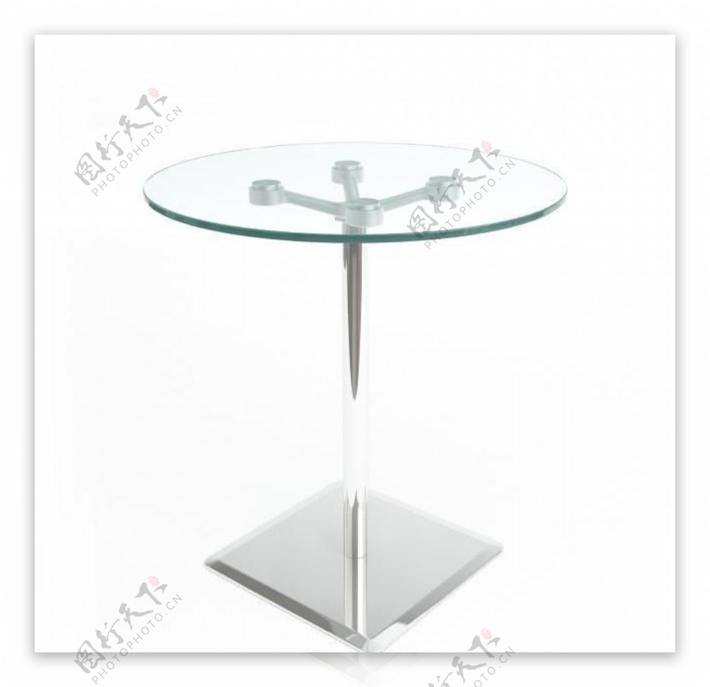CasamaniaCoffeeTablesXT601圆形玻璃咖啡桌