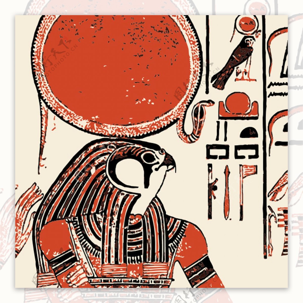埃及图腾背景图片