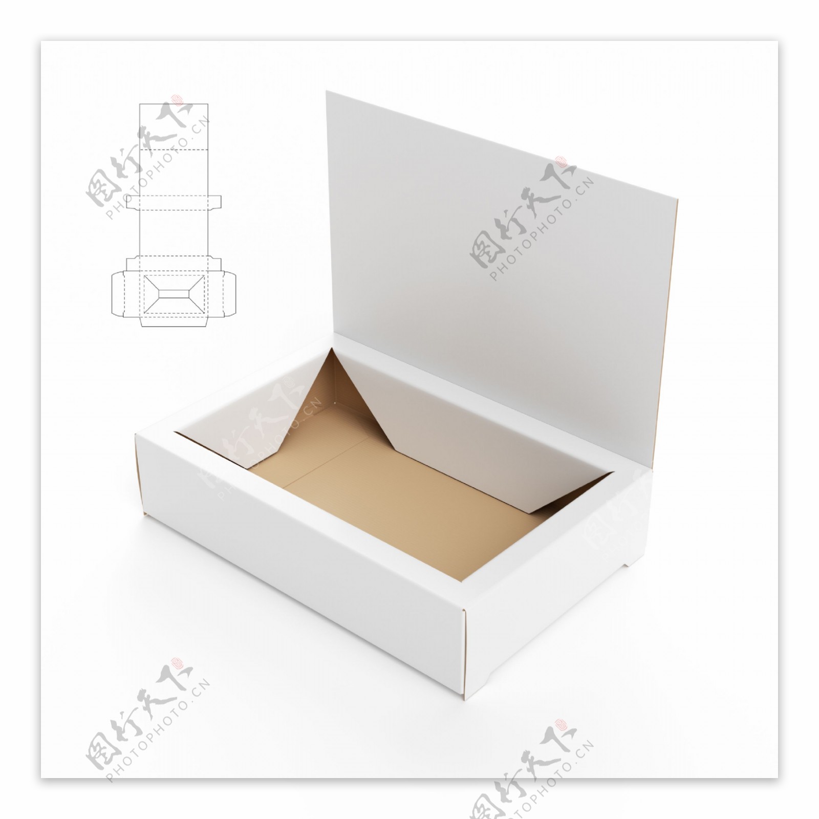 包装纸盒效果图