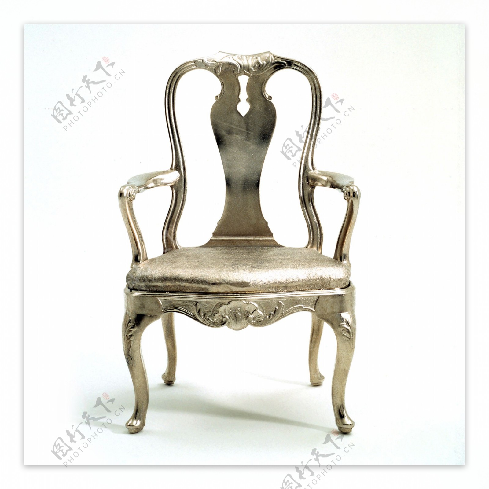 复古金属质感椅子高清图片