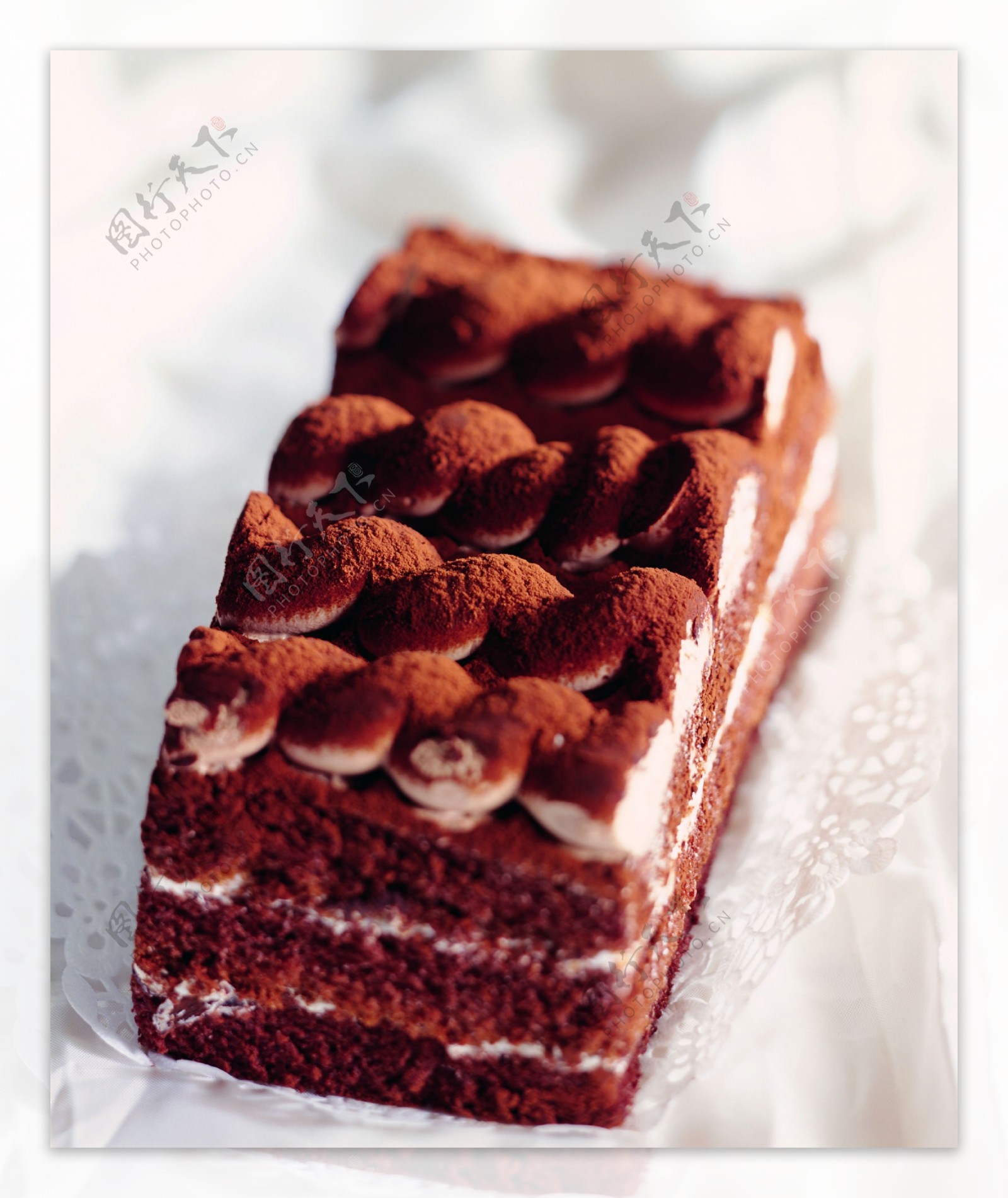 巴西巧克力蛋糕块图片