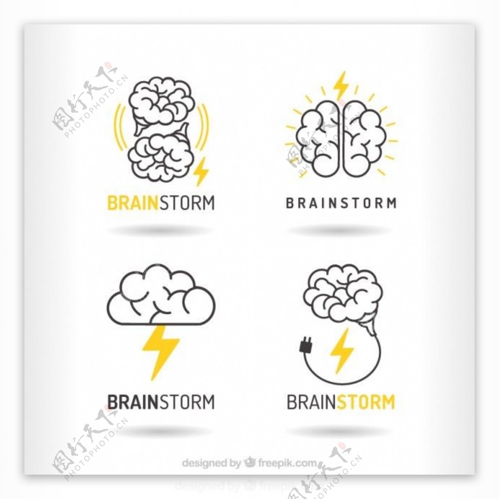 头脑风暴法的徽标