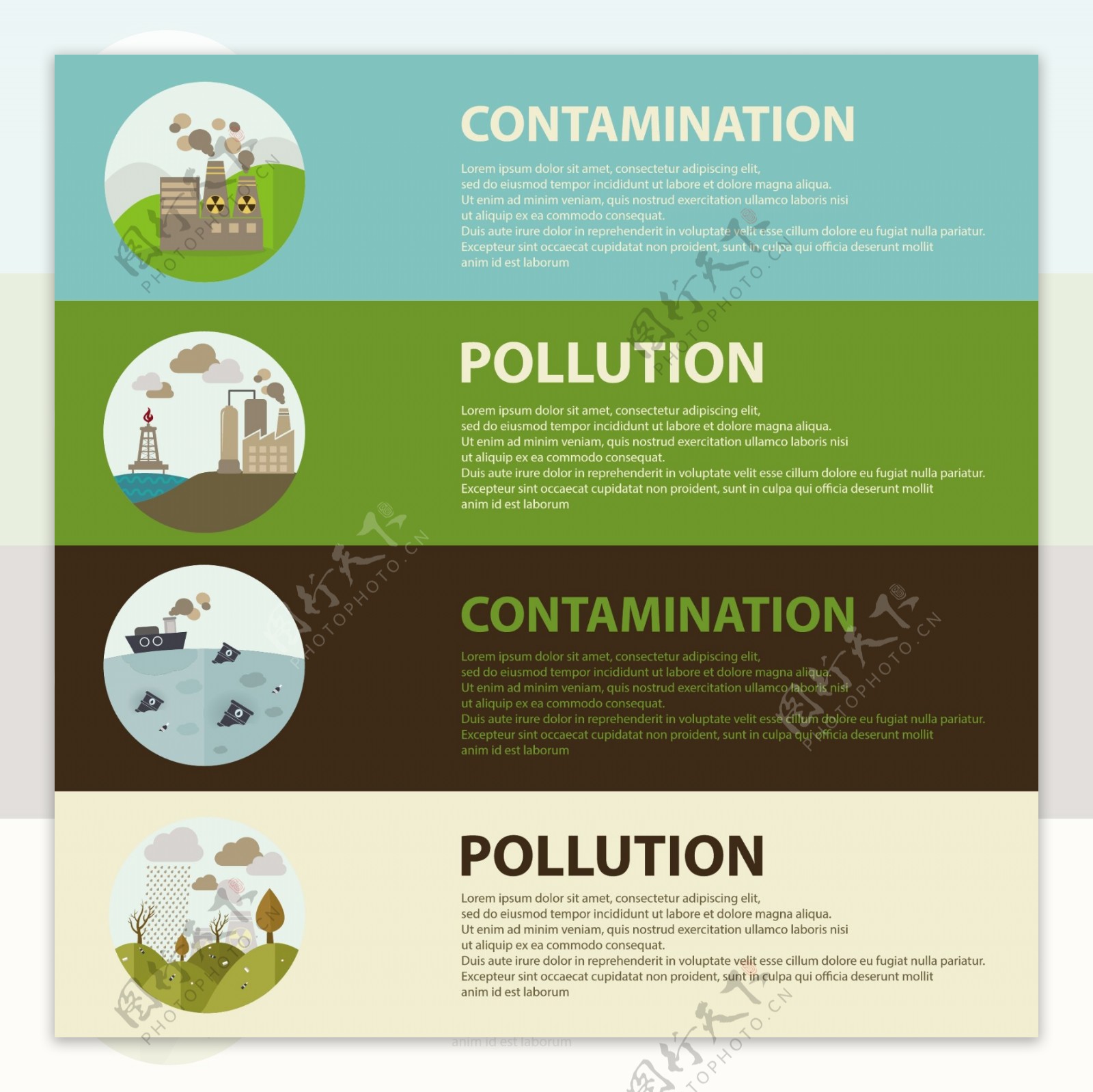 infography污染