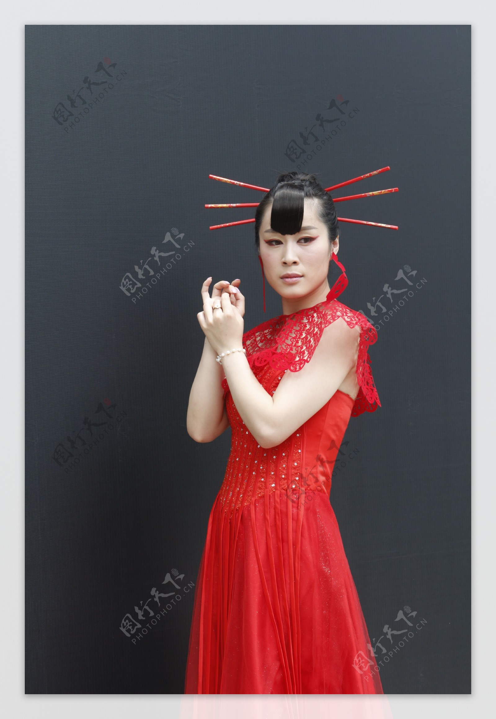 中国女模特图片