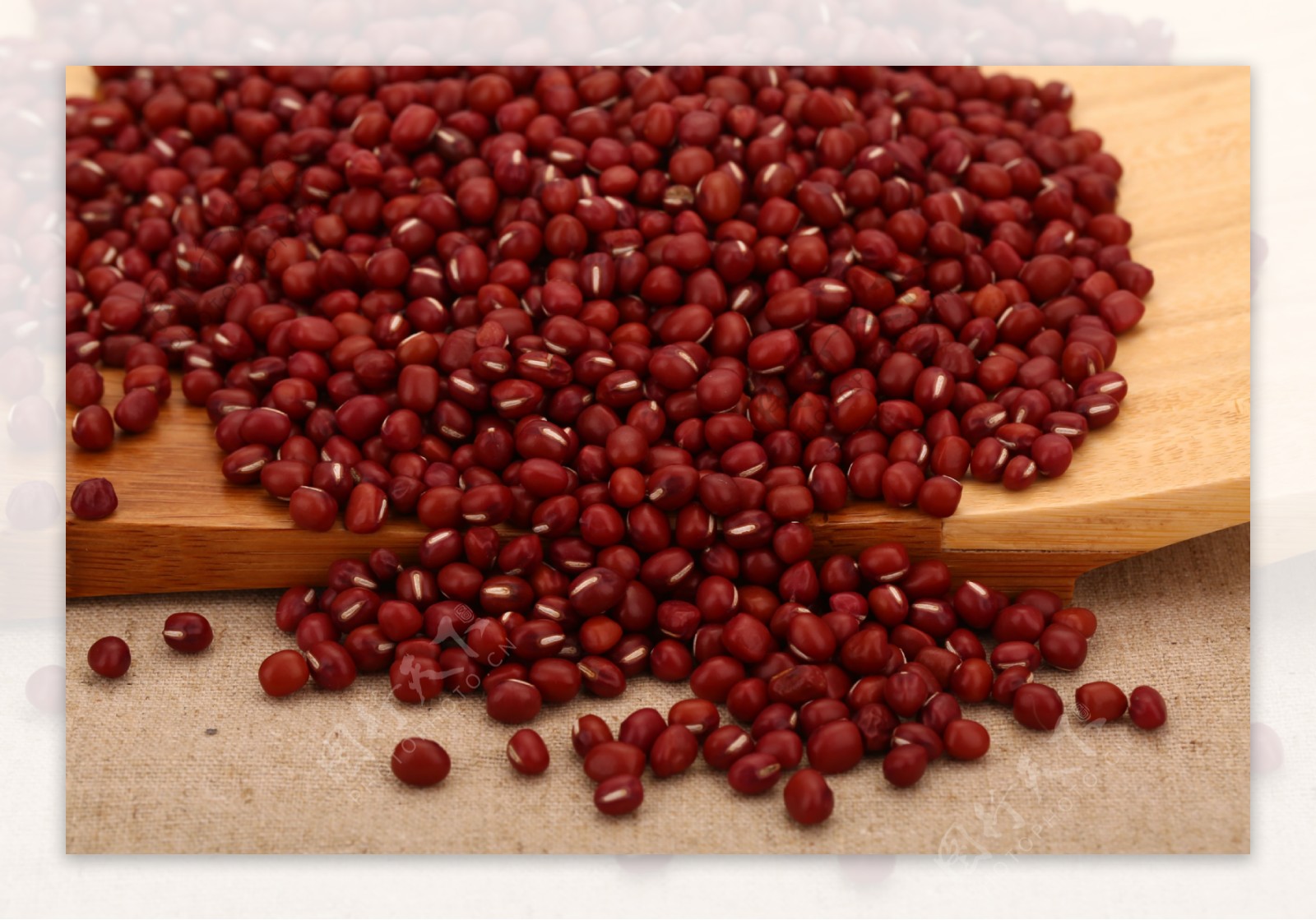 五谷杂粮系列红豆摄影图图片