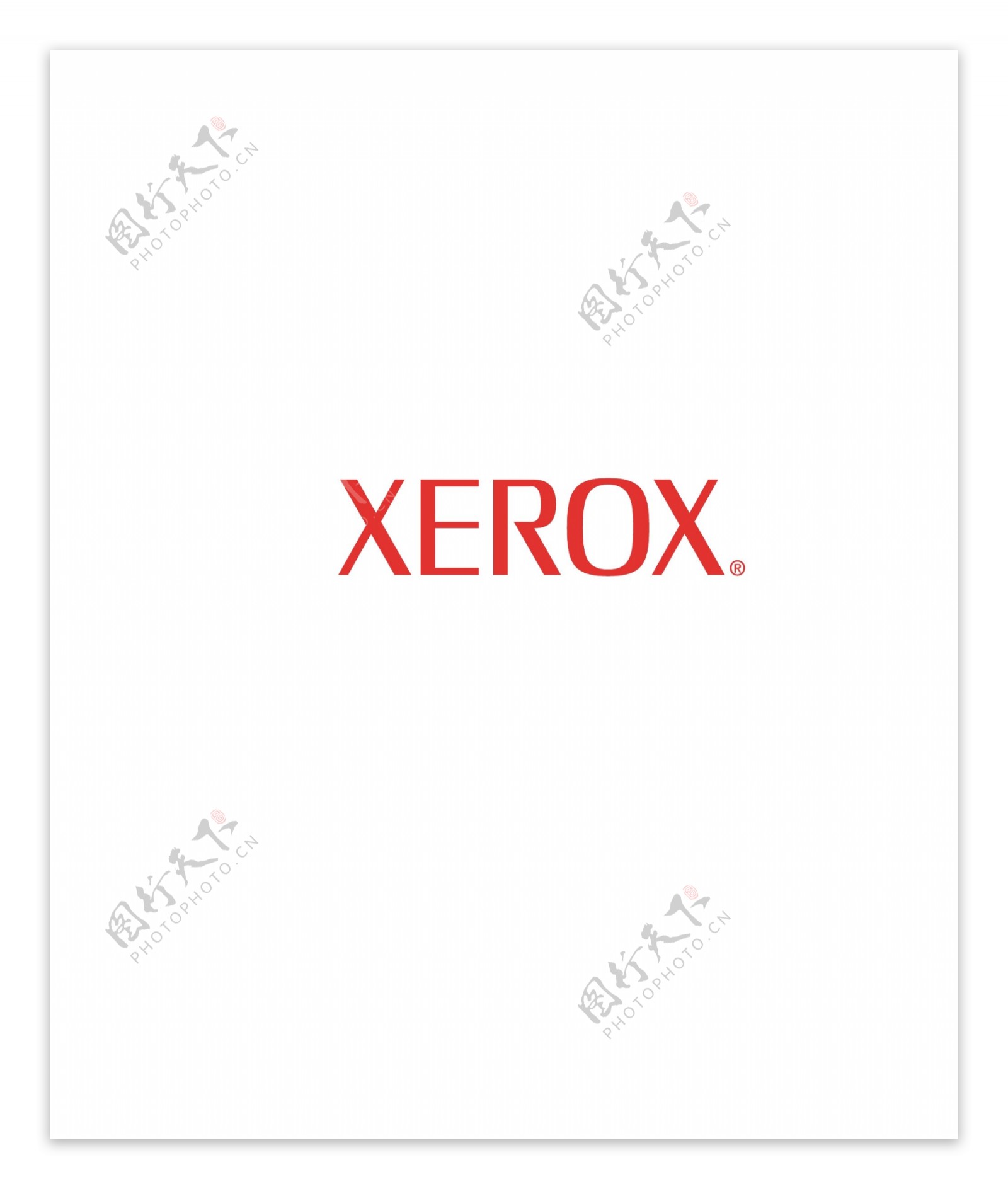 Xeroxlogo设计欣赏Xerox电脑周边标志下载标志设计欣赏