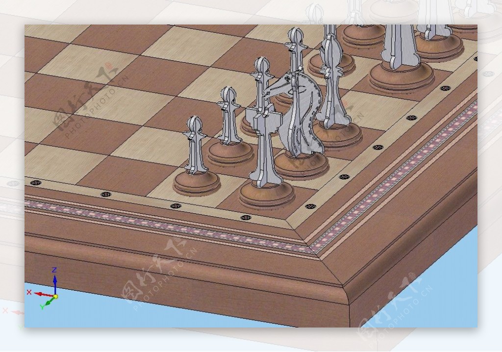 国际象棋板组件