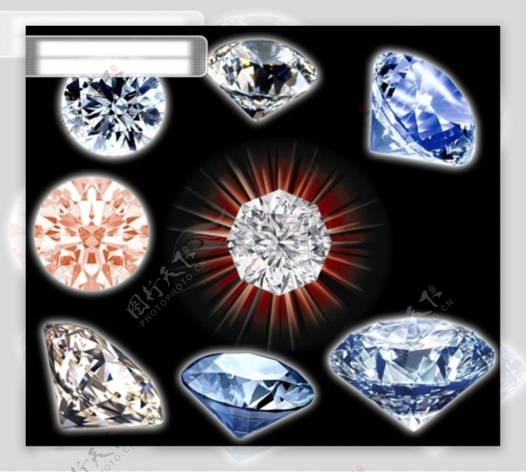 璀璨的钻石珠宝高清图片素材-编号24775215-图行天下