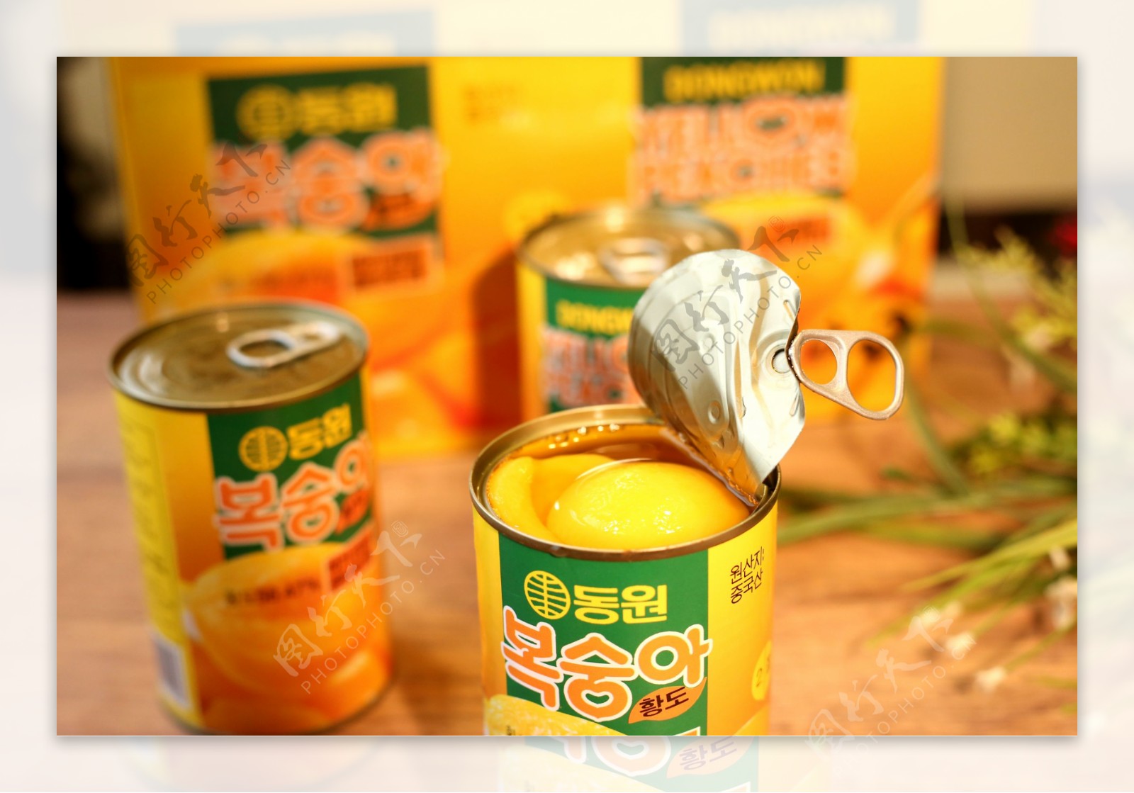 韩文罐头图片