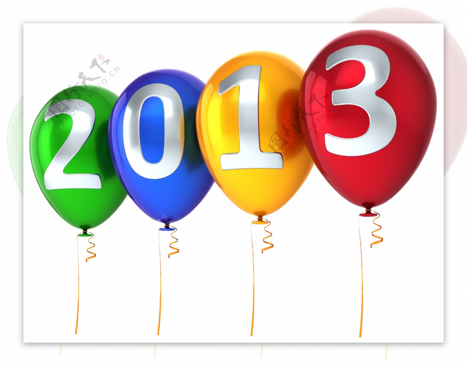 2013气球素材图片