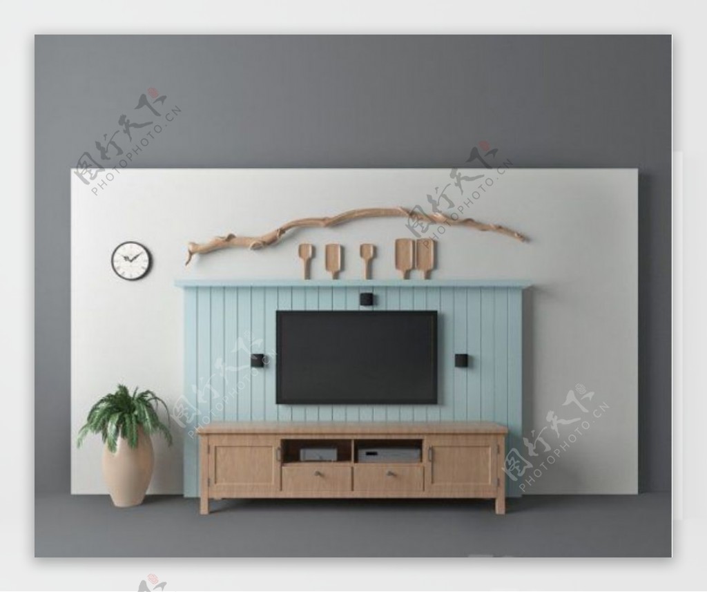 电视背景墙设计效果图