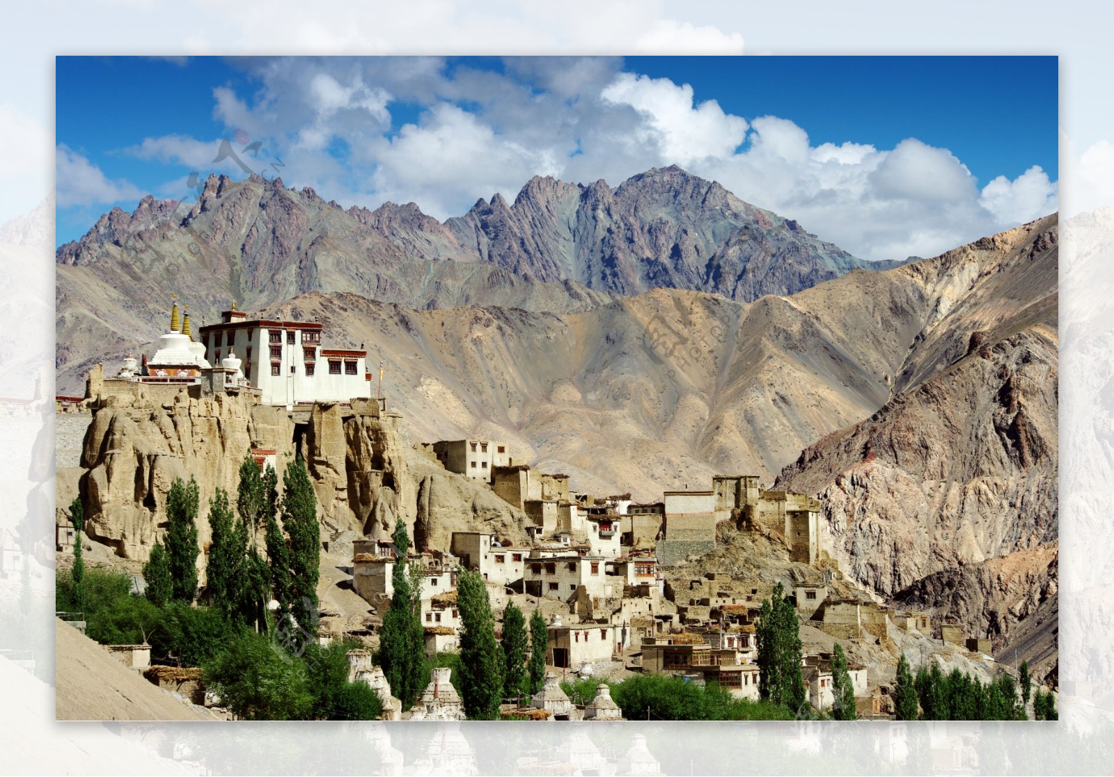 美丽西藏山脉风景图片