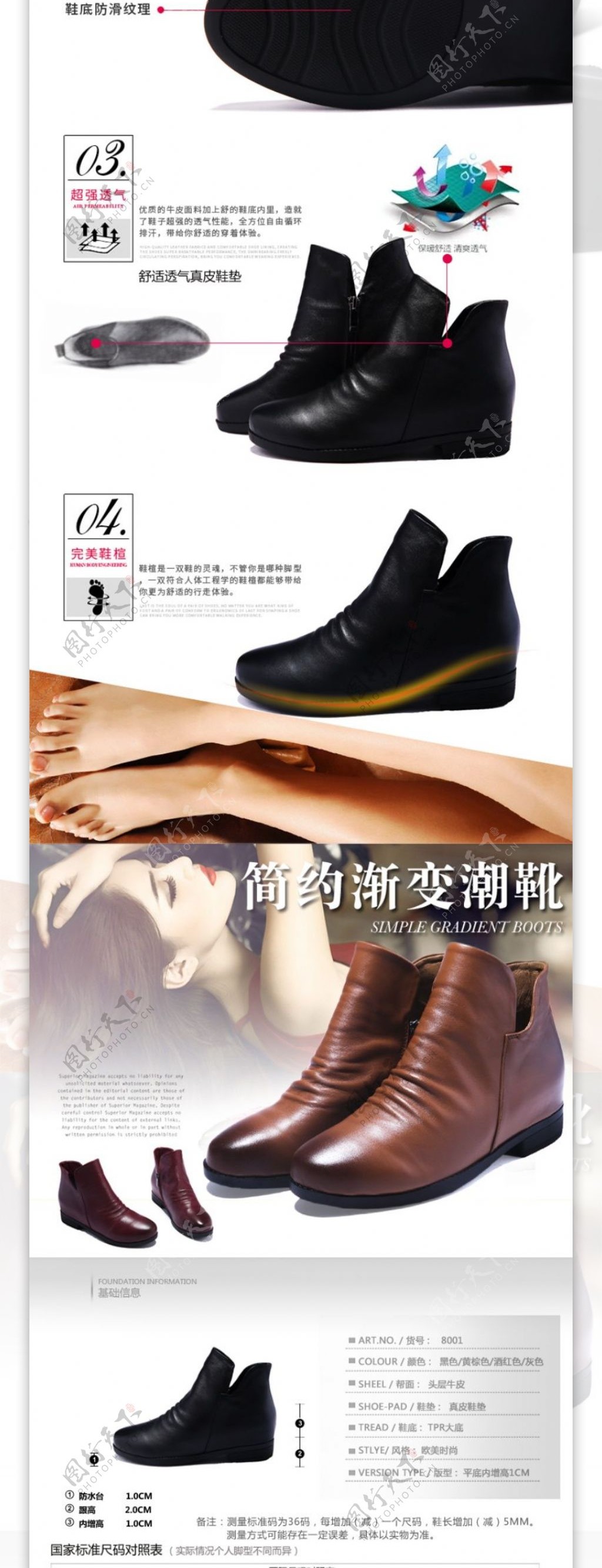 女人的专属女鞋详情页PSD素材下载