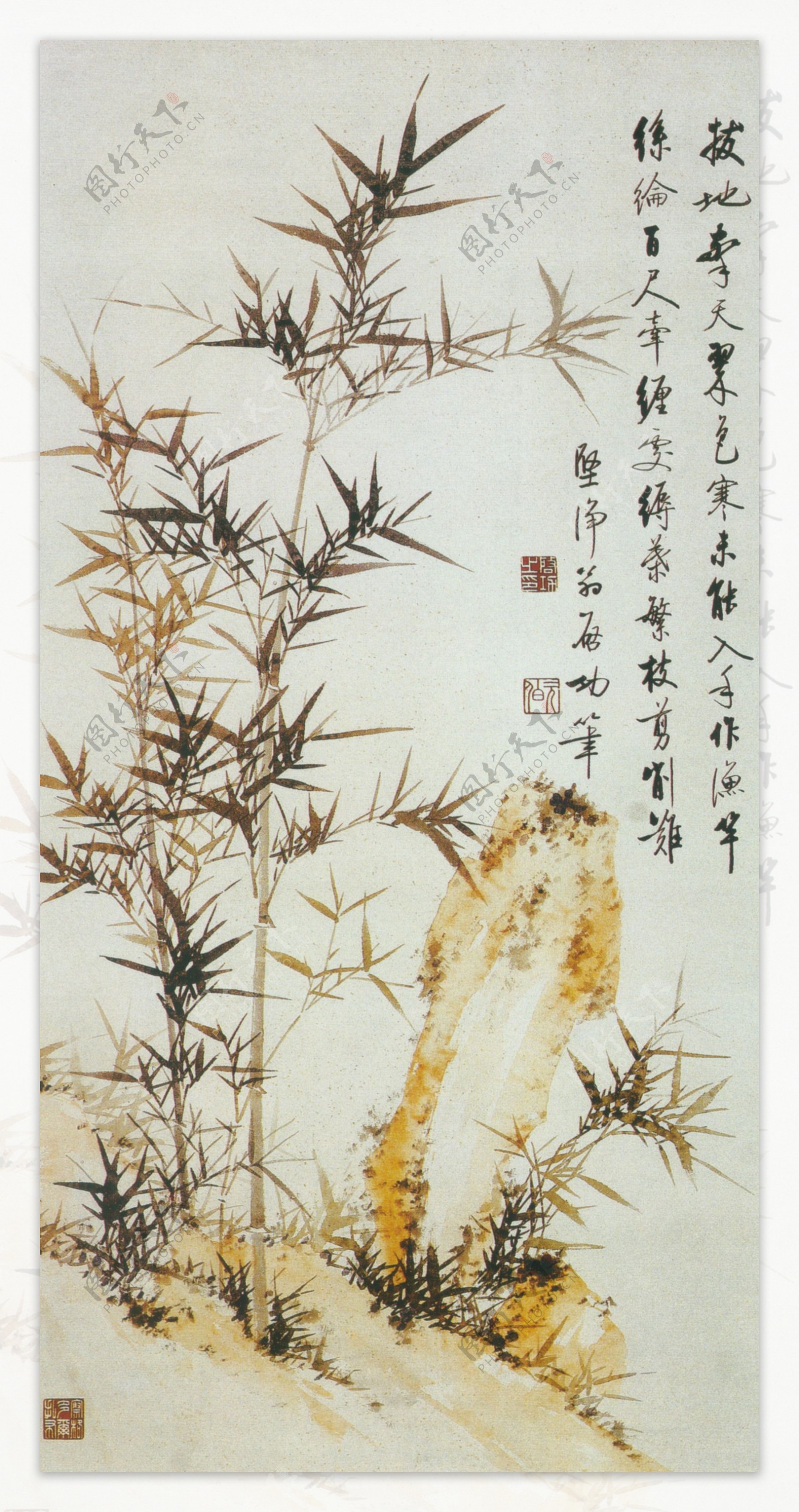 竹石图0454