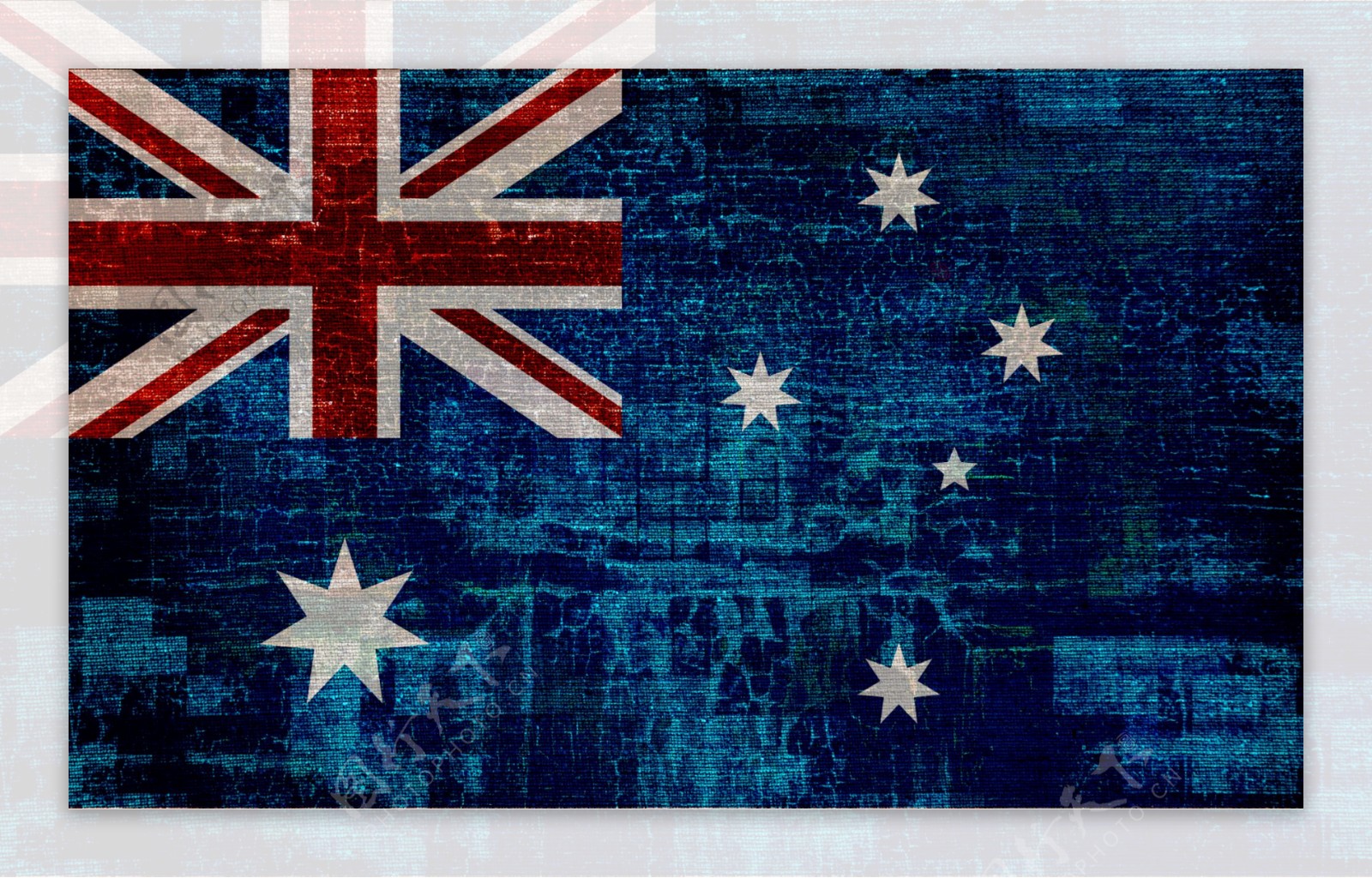 怀旧澳大利亚国旗图片