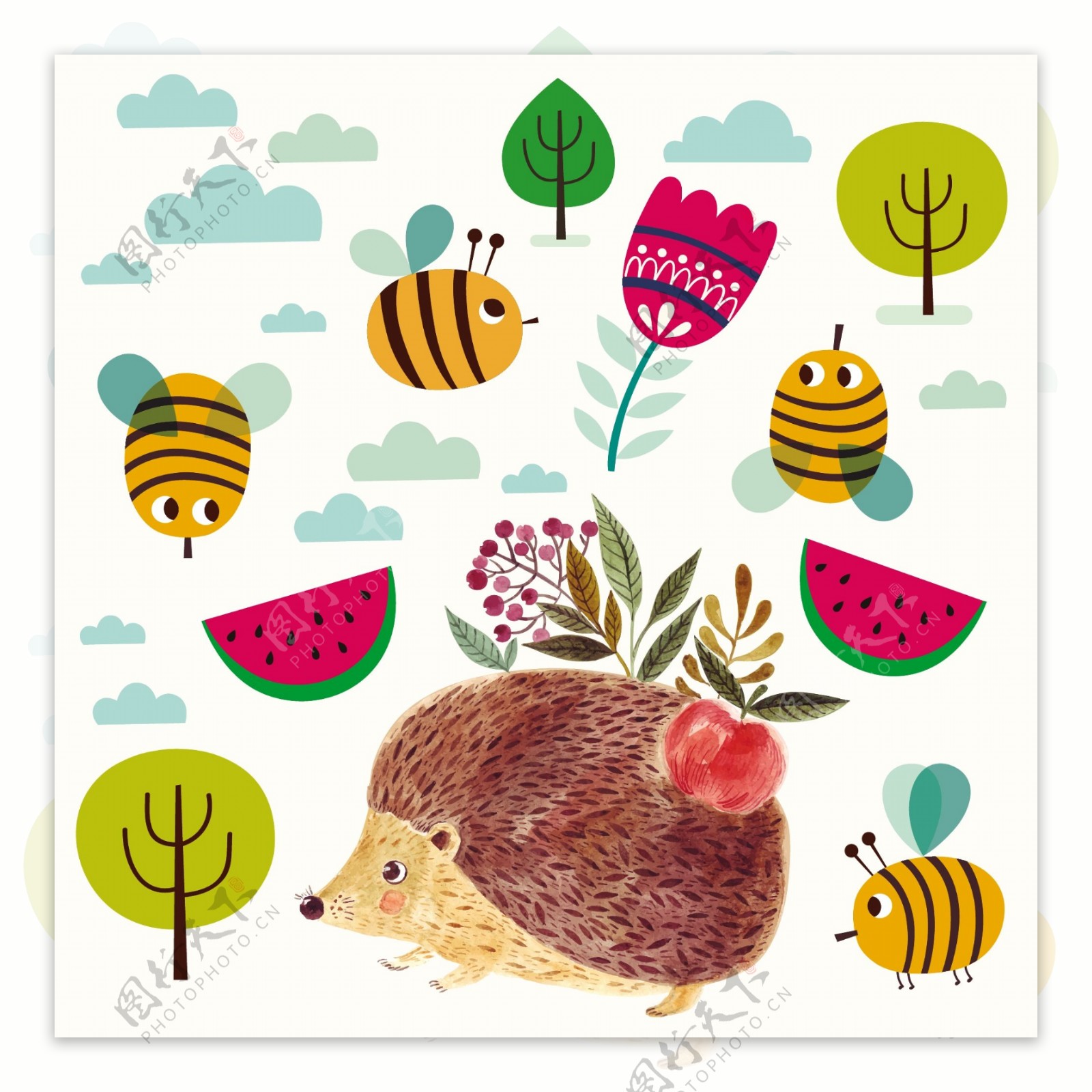 刺猬和蜜蜂
