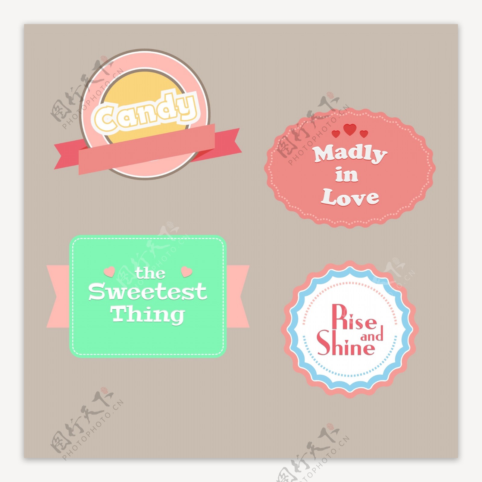 卡通标签图片素材-编号27320261-图行天下