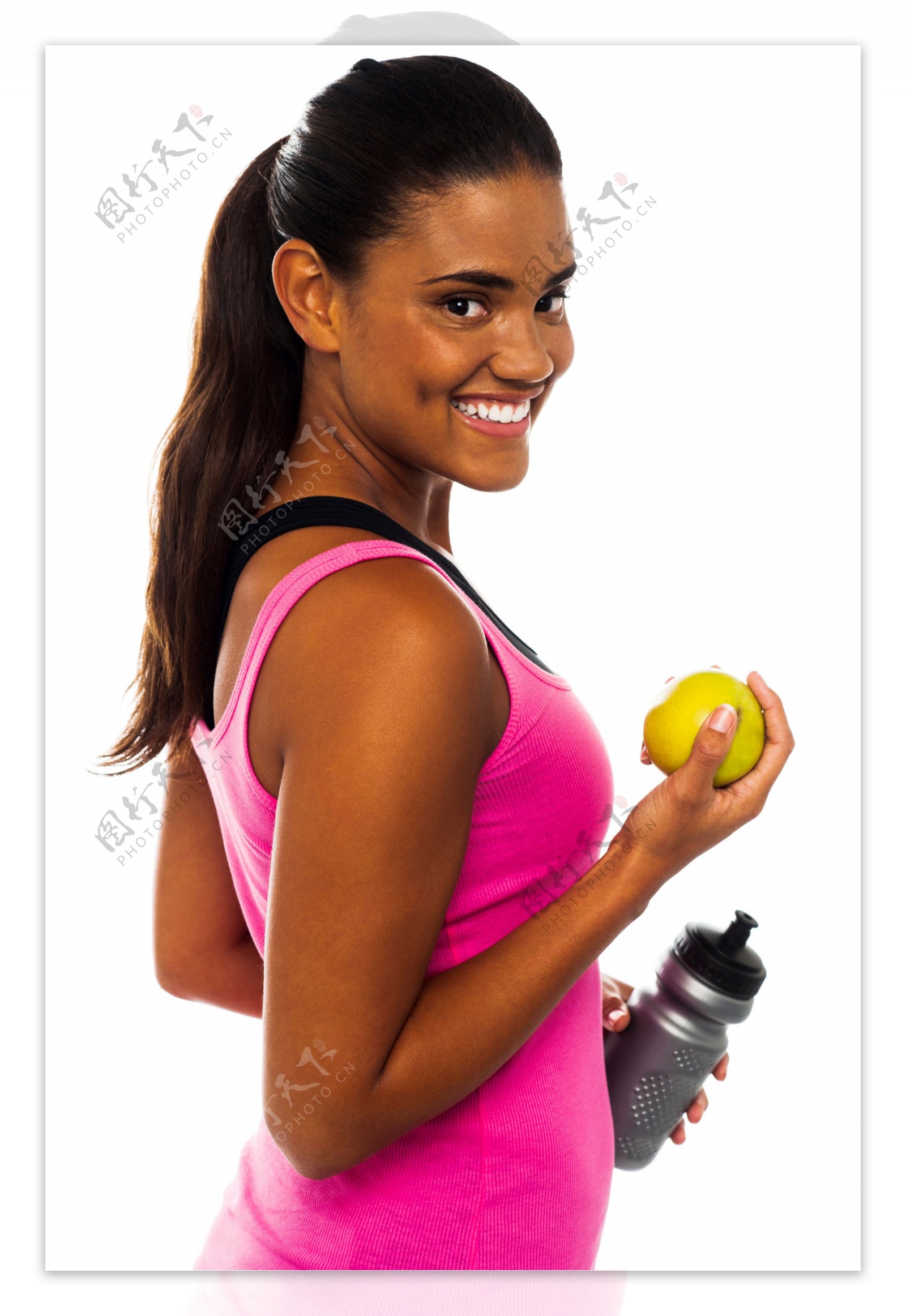 健身黑人女性图片