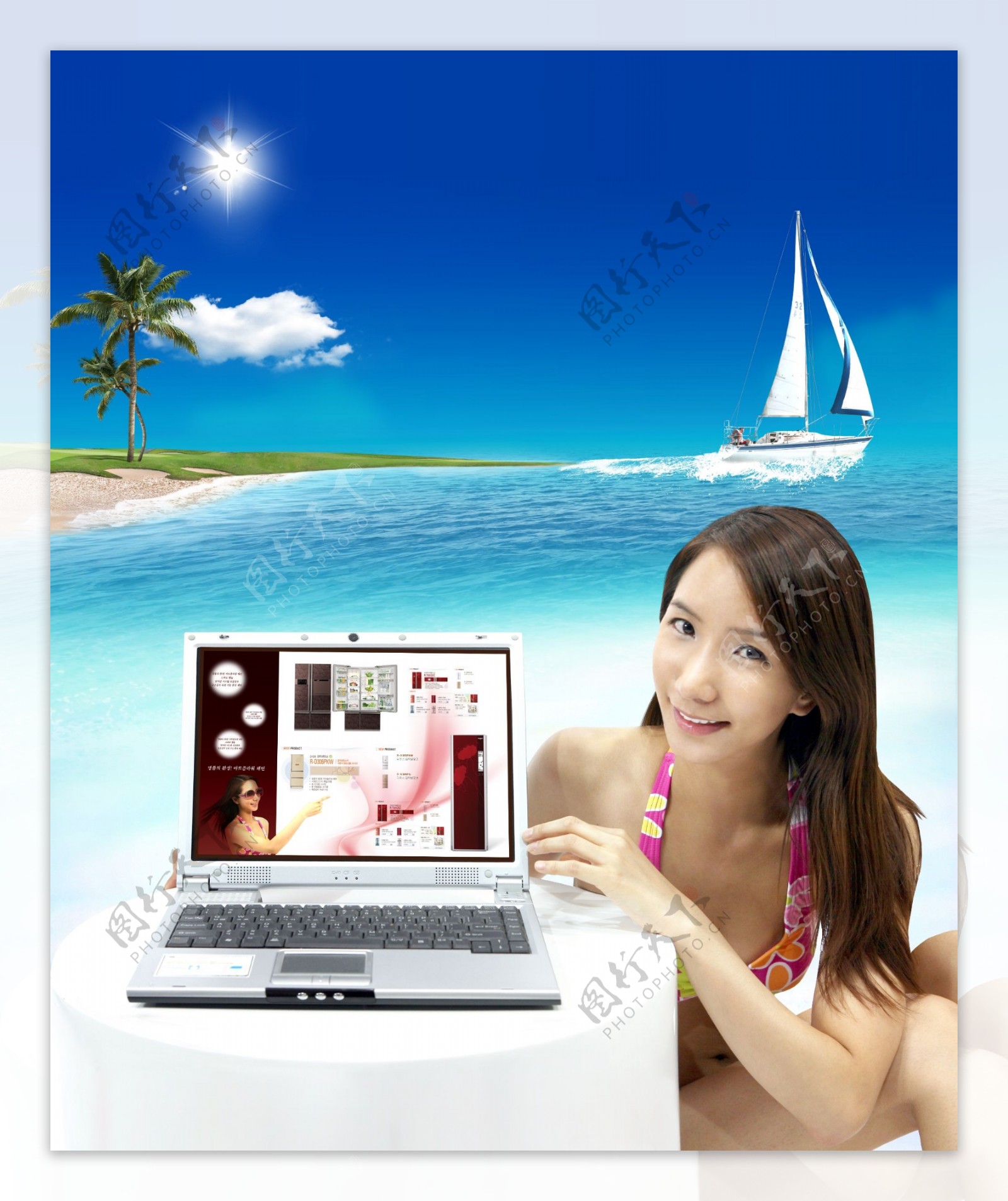 夏日韩式风格平面模版PSD0146