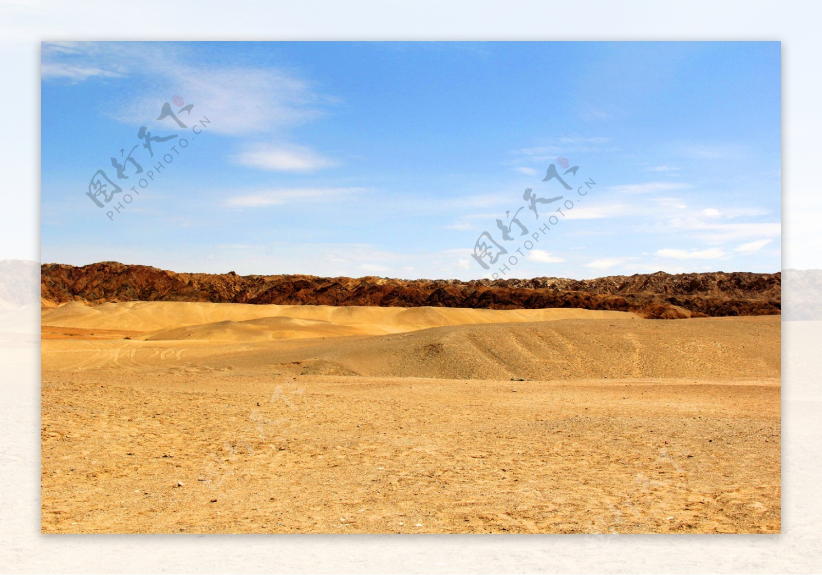 沙漠黄昏图片