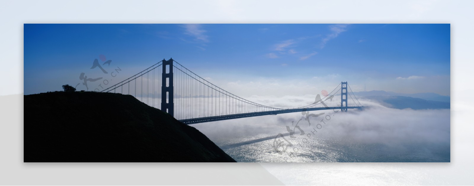 风景大桥大海桥架艺术摄影美景