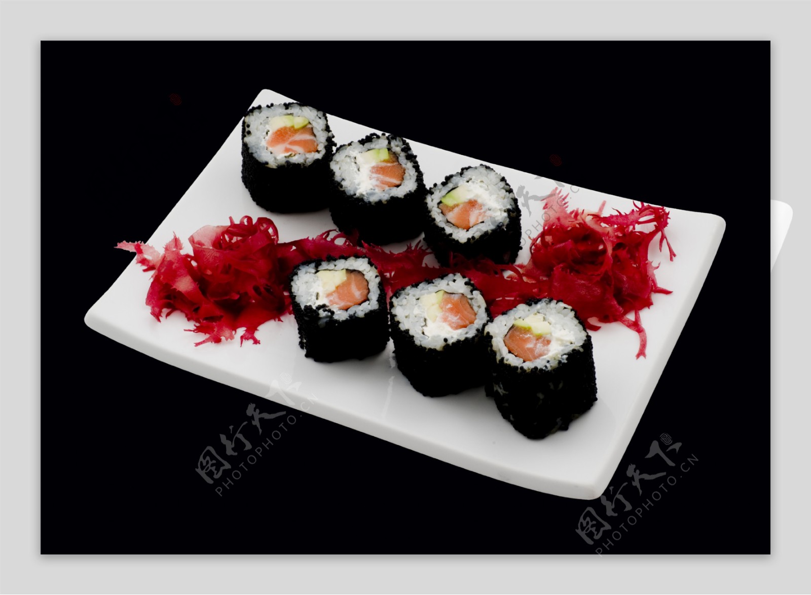 餐盒一次性快餐打包盒带盖黑色轻食寿司外卖饭盒日式网红创意分格-阿里巴巴