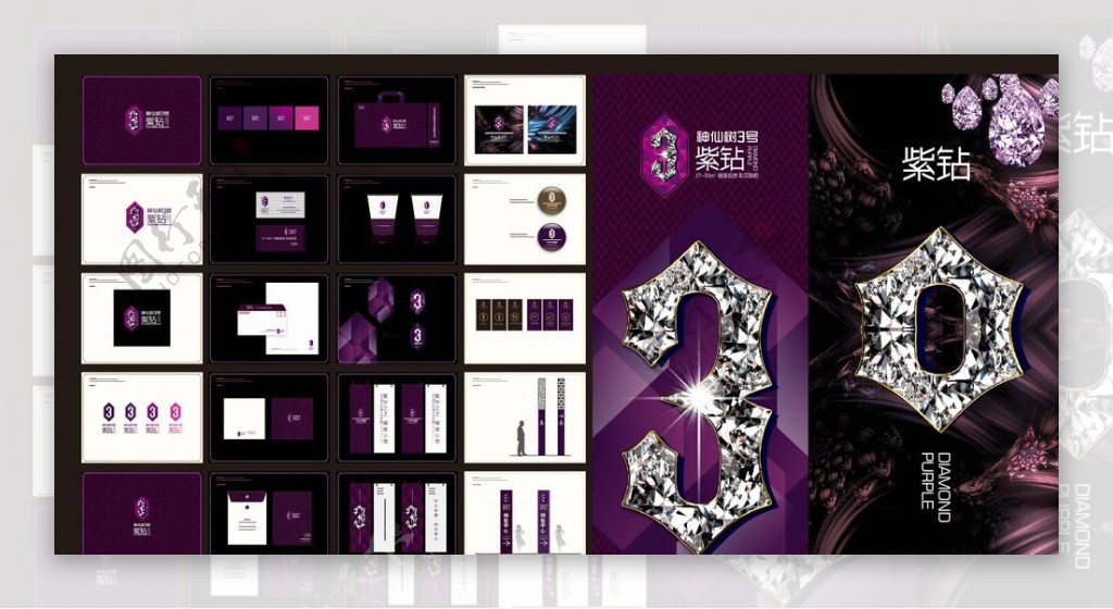 紫钻vi标识系统图片