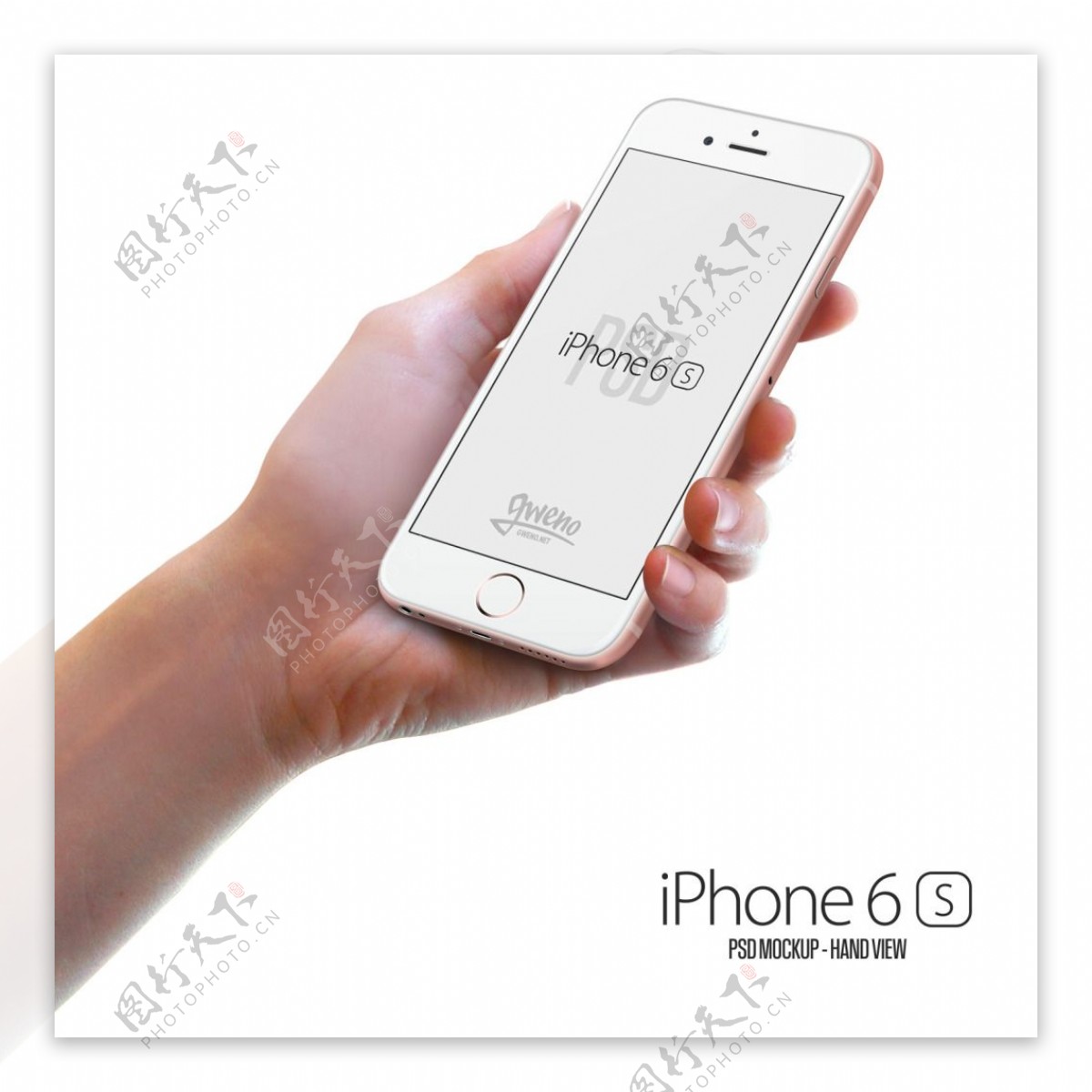 iPhone6s玫瑰金模板