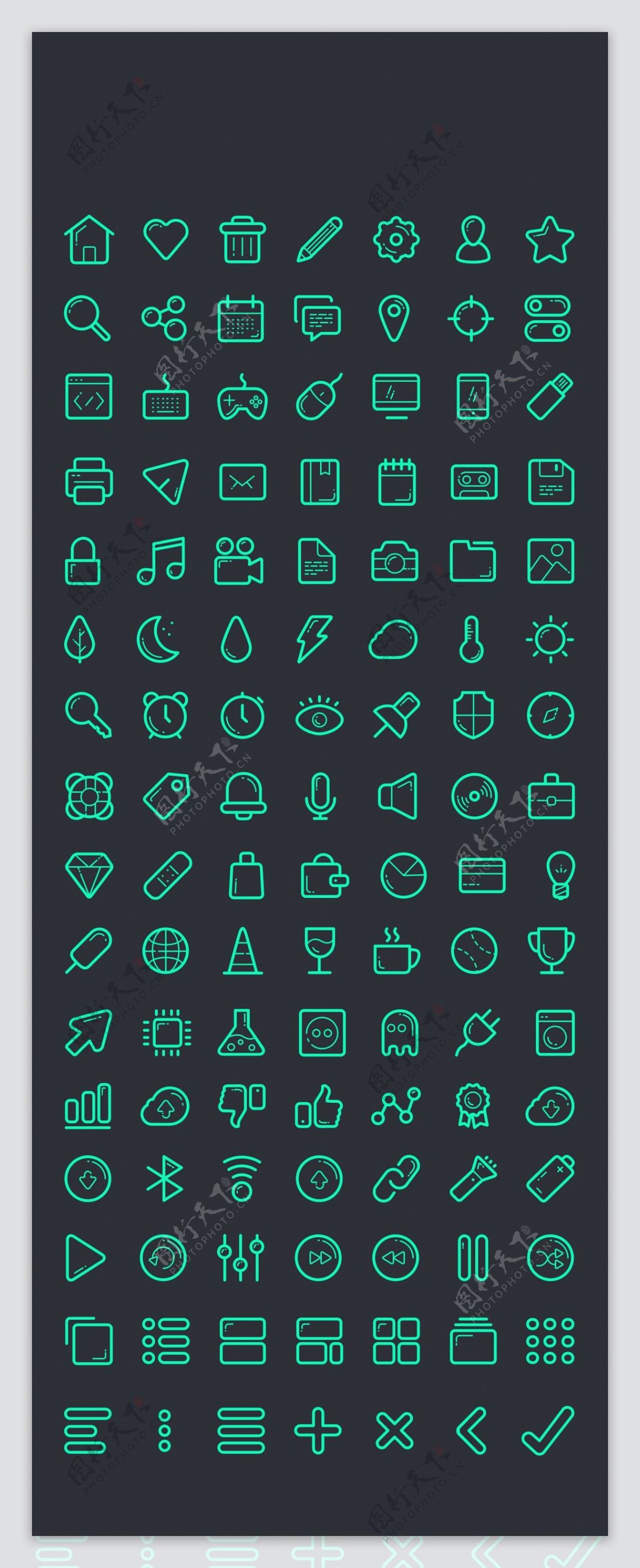 简笔图标设计图片素材-编号27822291-图行天下