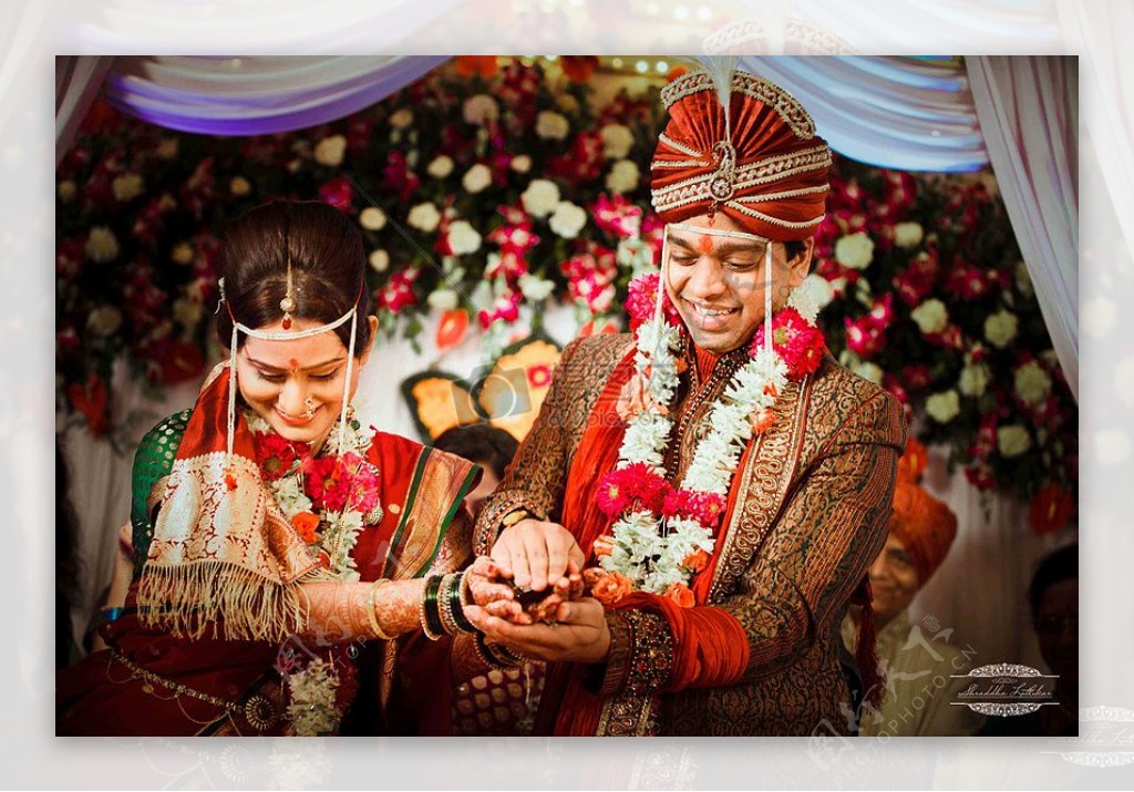印度结婚的夫妻