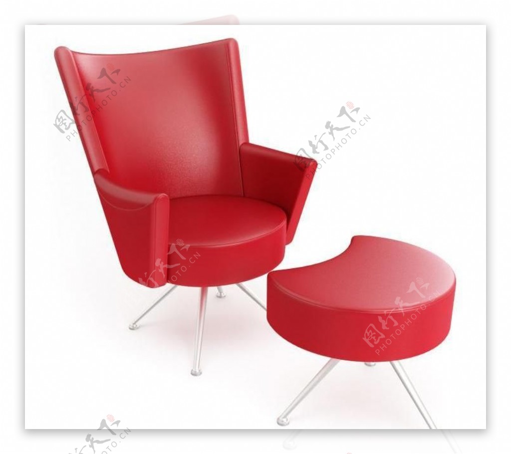 CasamaniaHappyDays红色单人沙发椅