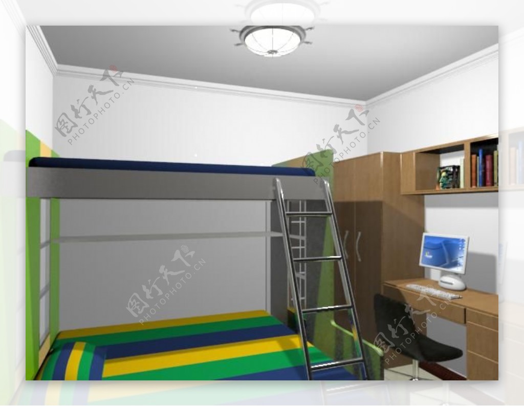 小卧室模型