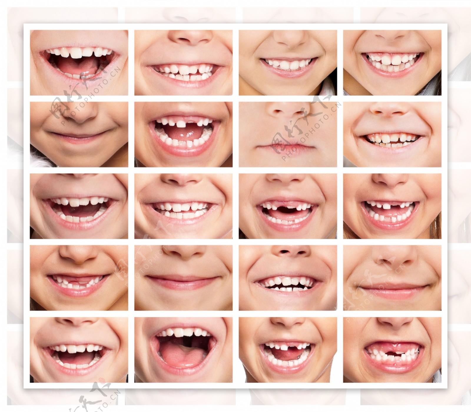 儿童牙齿保健图片