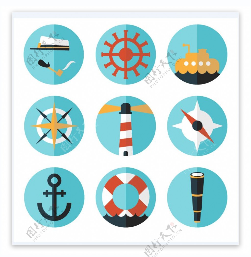 航海标志素材
