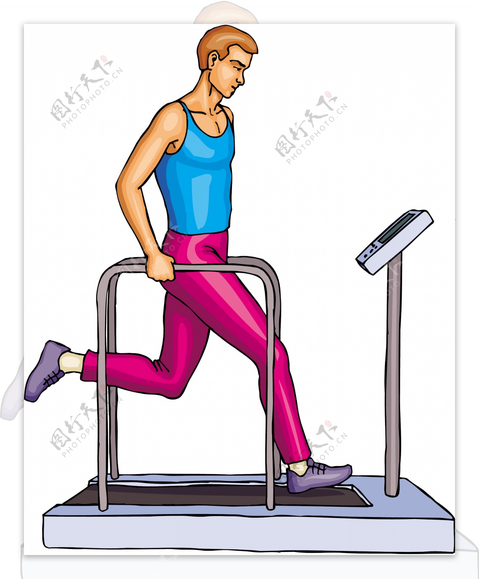 健身运动运动人物矢量素材EPS格式0277