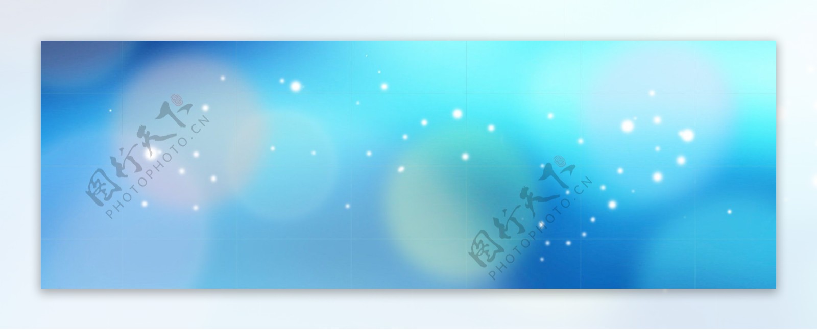 梦幻星点光晕背景banner