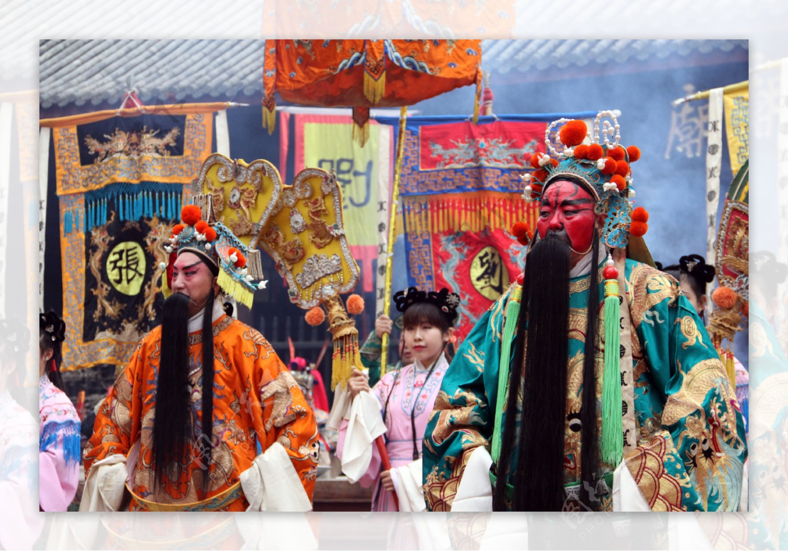 2015成都大庙会仿古祭祀图片