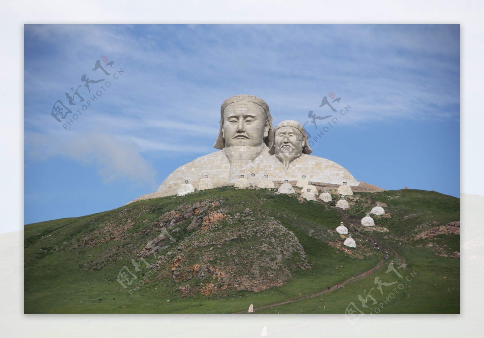 成吉思汗雕像图片