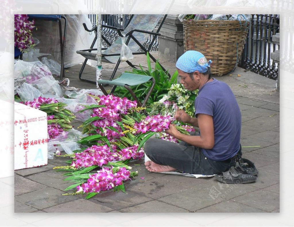 曼谷花卉市场