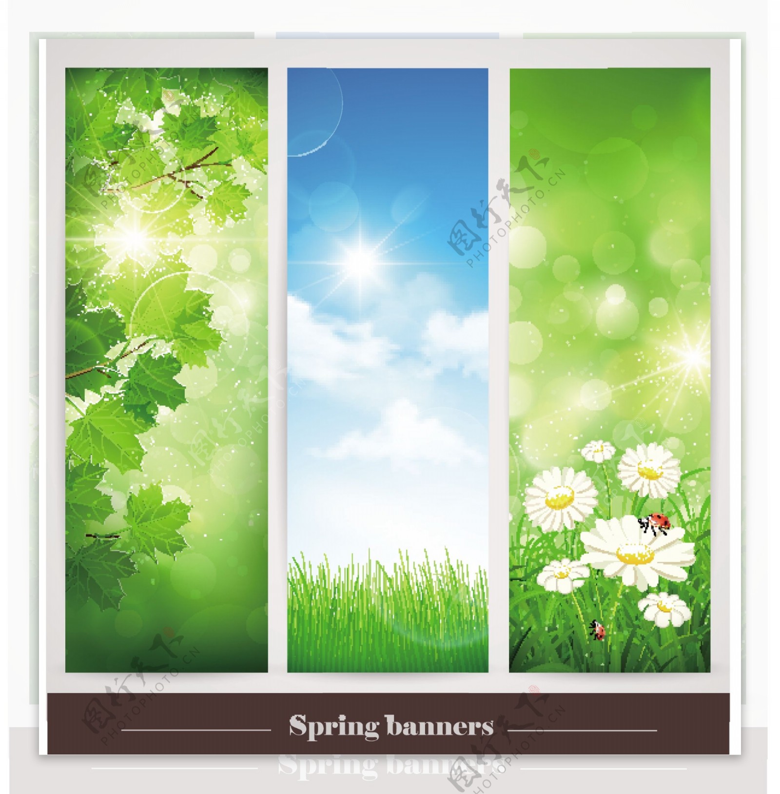 春季风景banner